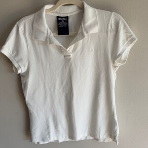 Polo Jeans Co. Ralph Lauren White Women's Polo Shirt Size L